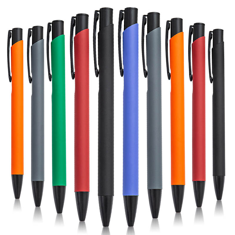 frosted press style aluminum pen