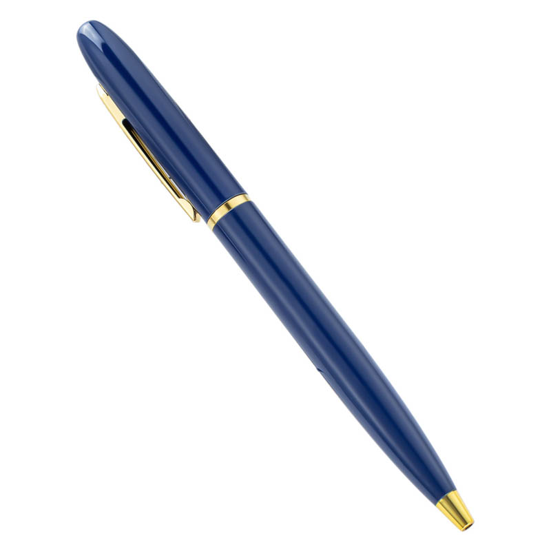 blue color twist metal pen