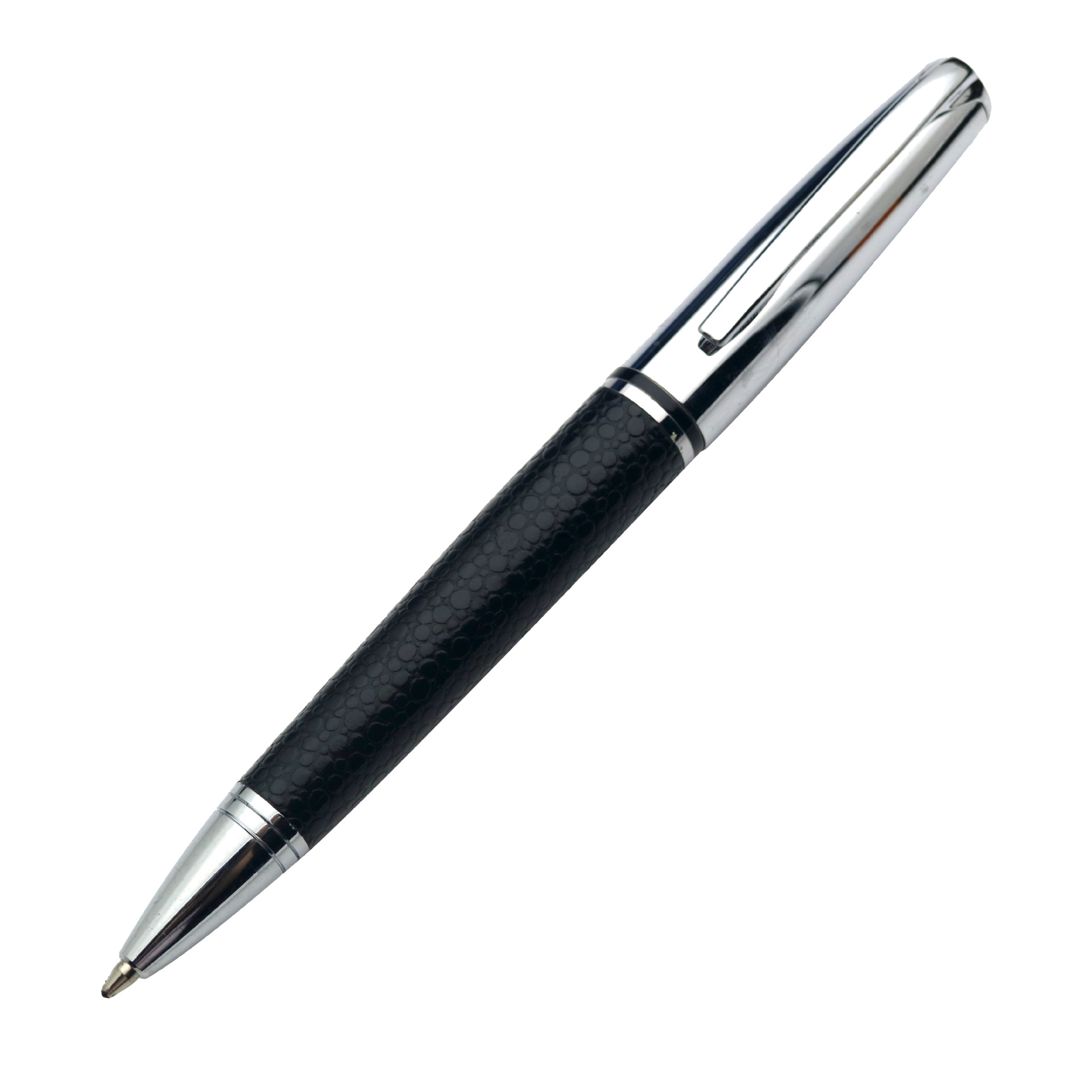 leather grip metal pen