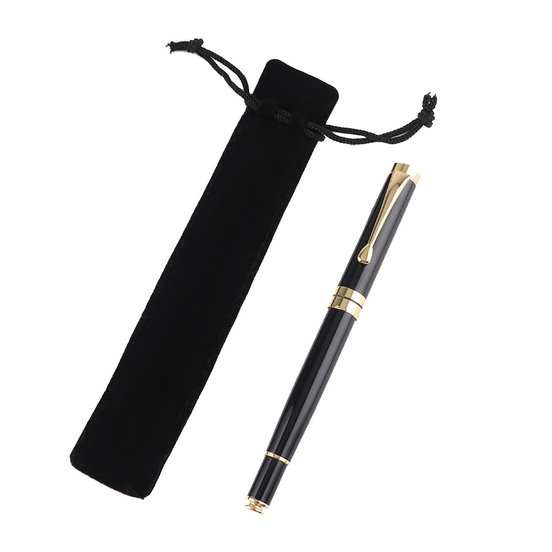 velvet bag gift metal pen set