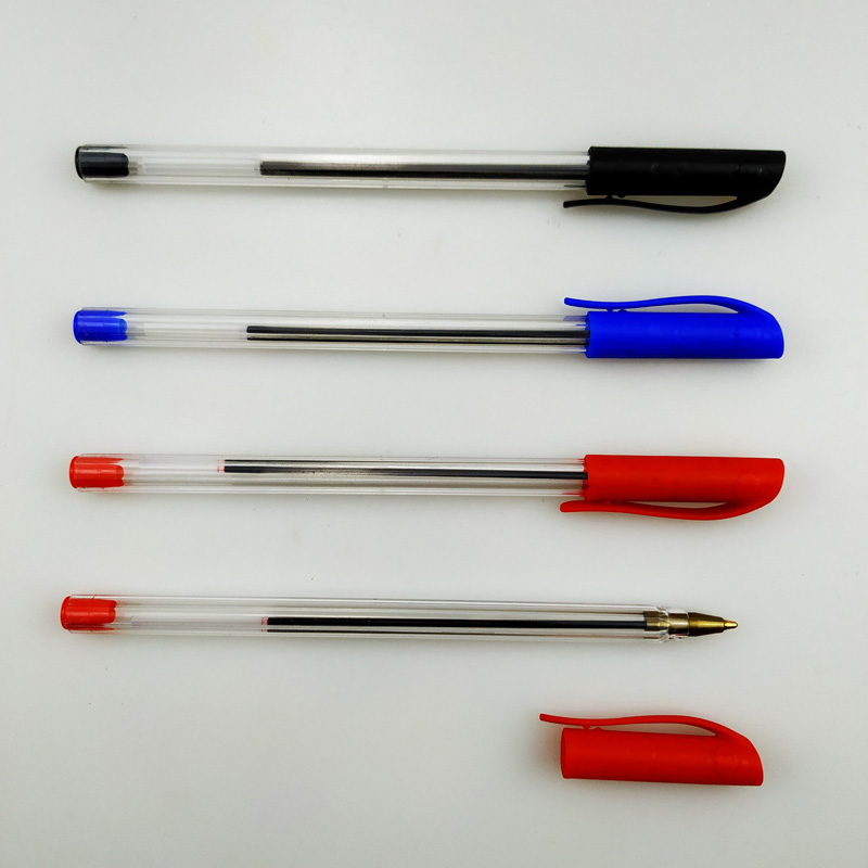 simple student cap plastic pen