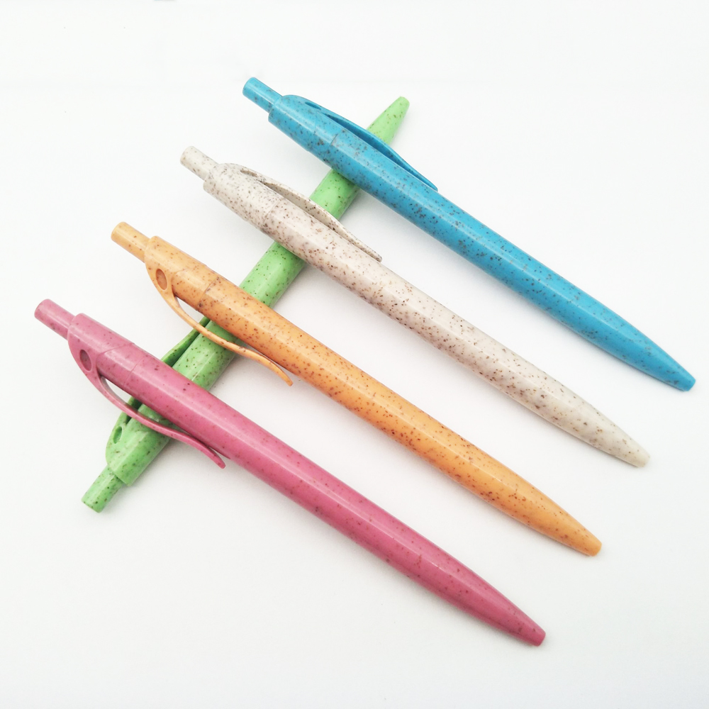 wheat straw bidegradable plastic pen