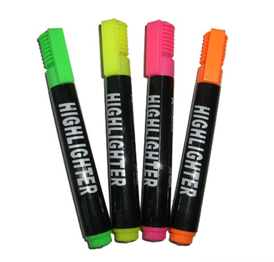 school student highlighter marker,text highlighter