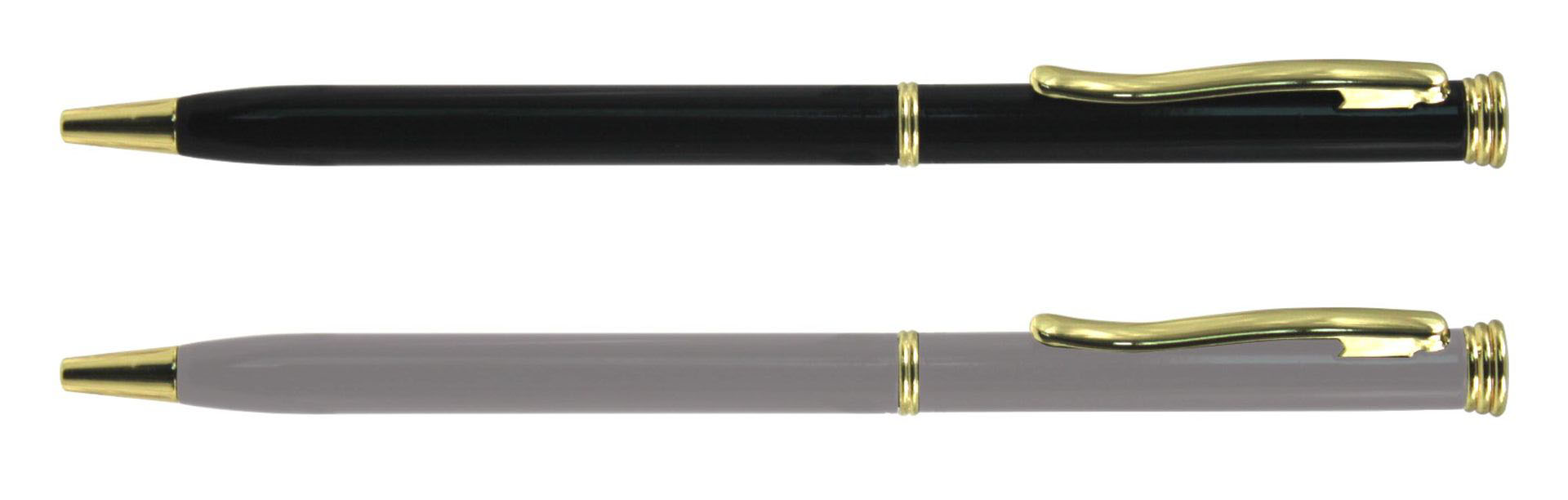 slim printed personalized metal ballpoint pen