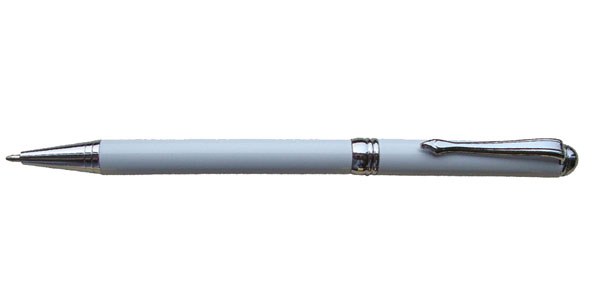 cream color promotional printed metal pen