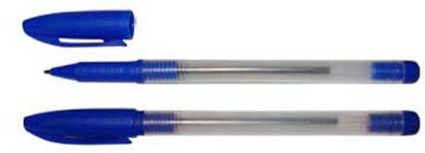 blue school ball pen