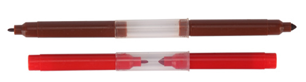 fancy two tip drawing marker for kids use, 24color available